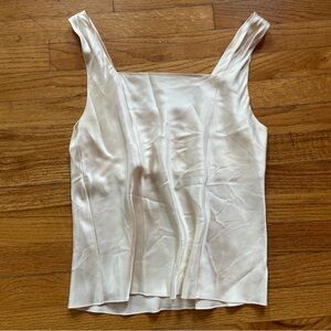 White Silk Top